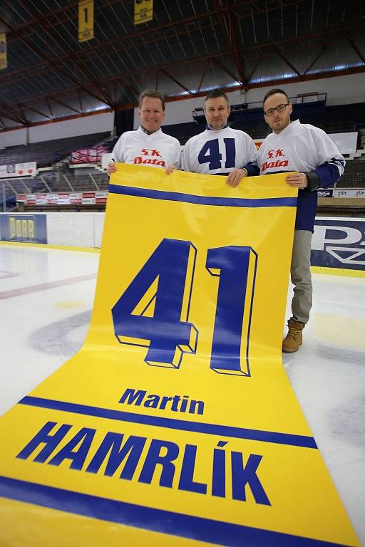 Hokejista Martin Hamrlík vstupuje do síně slávy zlínského hokeje.