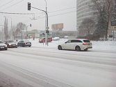 Dopravní situace ve Zlíně 16. 1. 2018