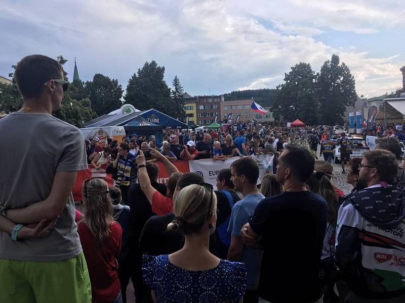 Start 49. ročník Barum Czech Rally.