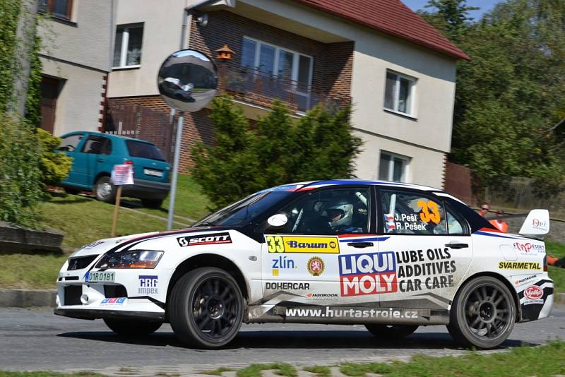 Páteční kvalifikační zkouška a shakedown před zahájením 44. ročníku Barum Czech Rally Zlín