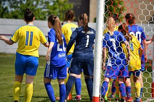 2. fotbalová liga žen, nadstavba o sestup, Teplice - TRINITY Zlín