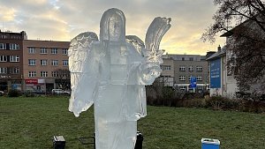 Zlín ochraňuje ledový anděl, 16. prosince 2023