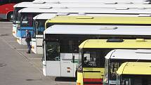 Autobusové nádraží ve Zlíně.