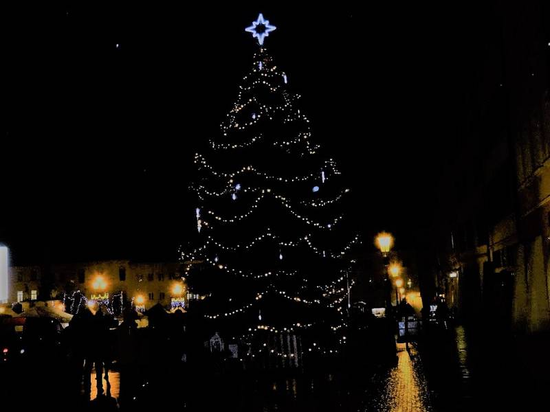 Vánoční strom Kroměříž