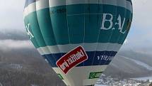 Balony z našeho kraje nad Alpami