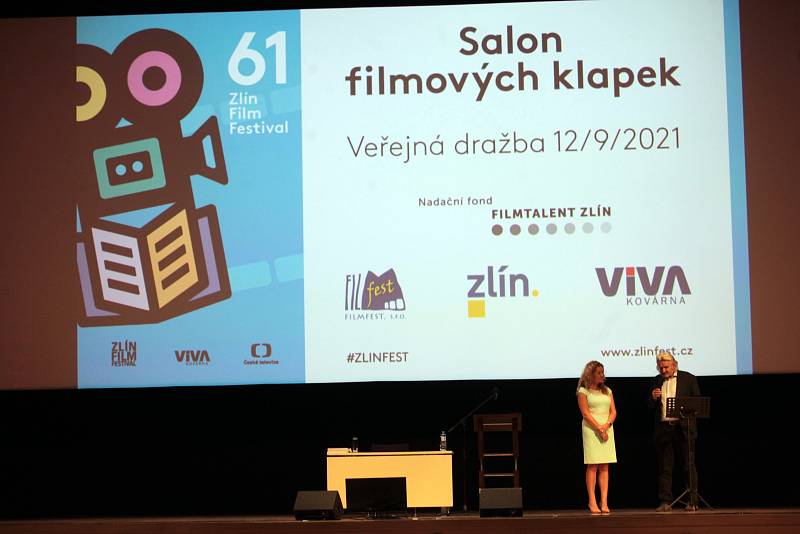 61. Zlín Film Festival 2021 - mezinárodní festival pro děti. Dražba filmových klapek