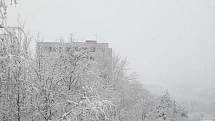 Zlínsko zasypal sníh, foto od čtenáře Deníku