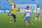 Fotbalisté Zlína (ve žlutých dresech) ve 3. kole FORTUNA:LIGY porazili Teplice 3:0.