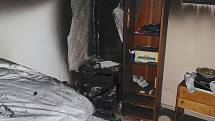 Požár ve slušovickém bytě, 30. října 2010