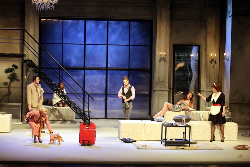 Hra Tartuffe v Městském divadle ve Zlíně.