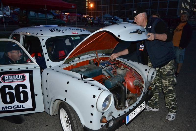 Technická přejímka před Barum Rally + příprava na Star rally historic.