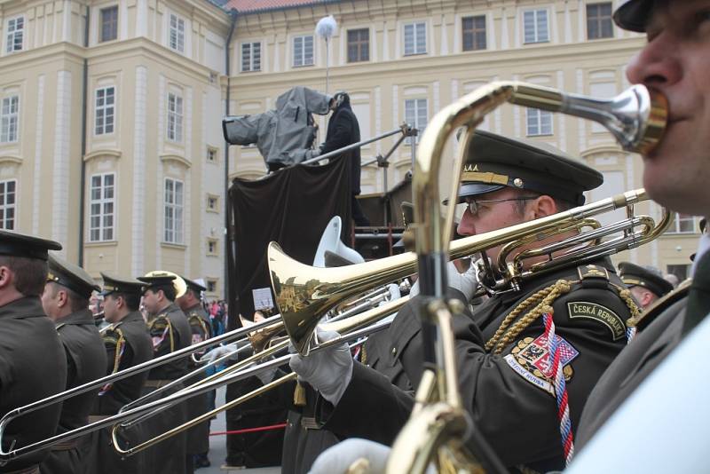 Zlínská výprava na prezidentskou inauguraci. Hudební doprovod