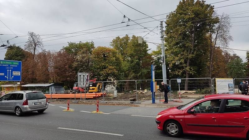 Rekonstrukce tržiště "Pod Kaštany" přesune dočasně zastávku Náměstí míru