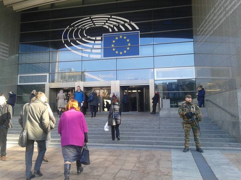 Evropský parlament v Bruselu. Ilustrační foto.