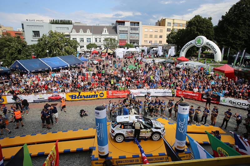 Start 49. ročník Barum Czech Rally