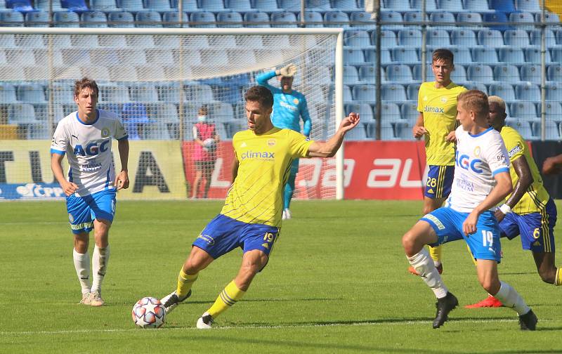 Fotbalisté Zlína ve 3. kole FORTUNA:LIGY zvítězili nad Teplicemi 3:0.