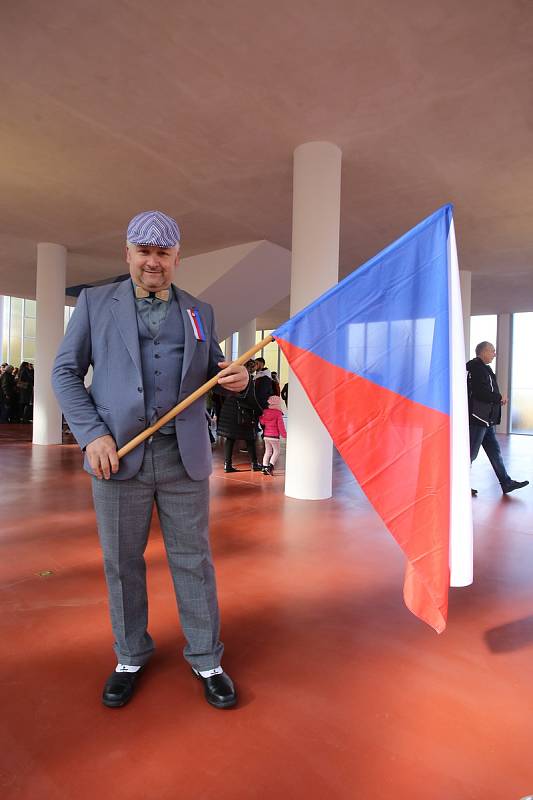 Den otevřených dveří v památníku Tomáše Baťi ve Zlíně. Prvné patro.Na snímku Leoš Langer.