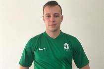 Fotbalista Jan Šohaj (v zeleném dresu) v zimě přestoupil z Otrokovic do Jablonce.