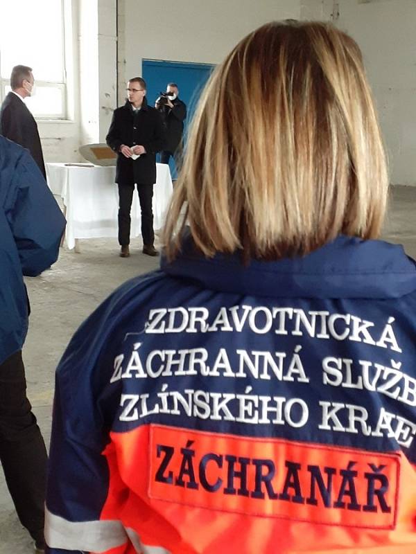 Slavnostní zahájení výstavby nové výjezdové základny Zdravotnické záchranné služby Zlínského kraje (ZZS ZK) v Otrokovicích