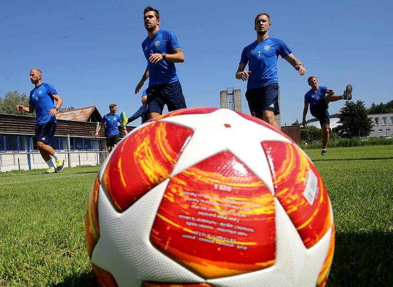 Trénink FC Fastav Zlín.