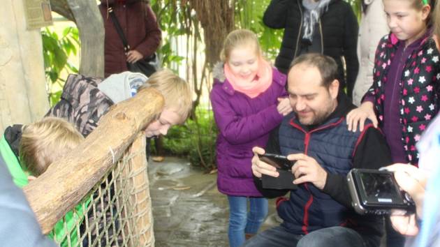 Na návštěvě v ZOO Lešná na Štědrý den