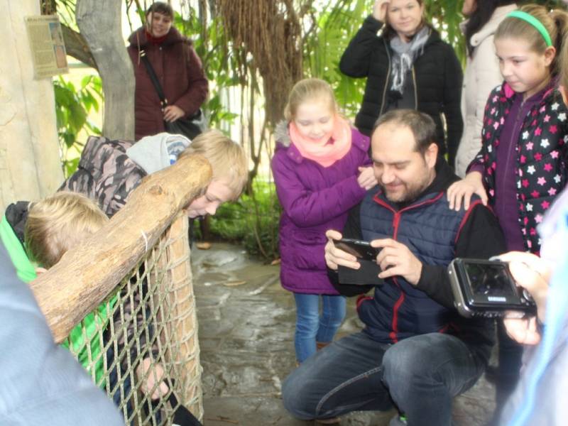 Na návštěvě v ZOO Lešná na Štědrý den