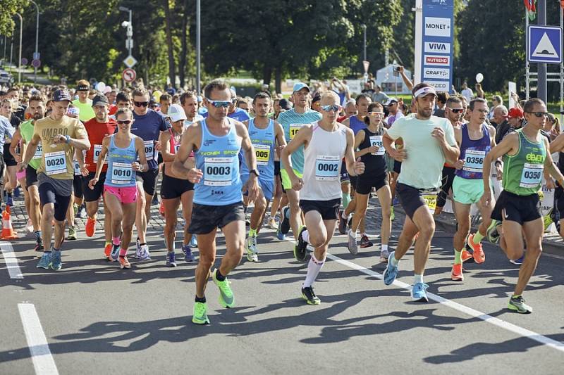 Festivalový půlmaraton ve Zlíně. Ilustrační foto