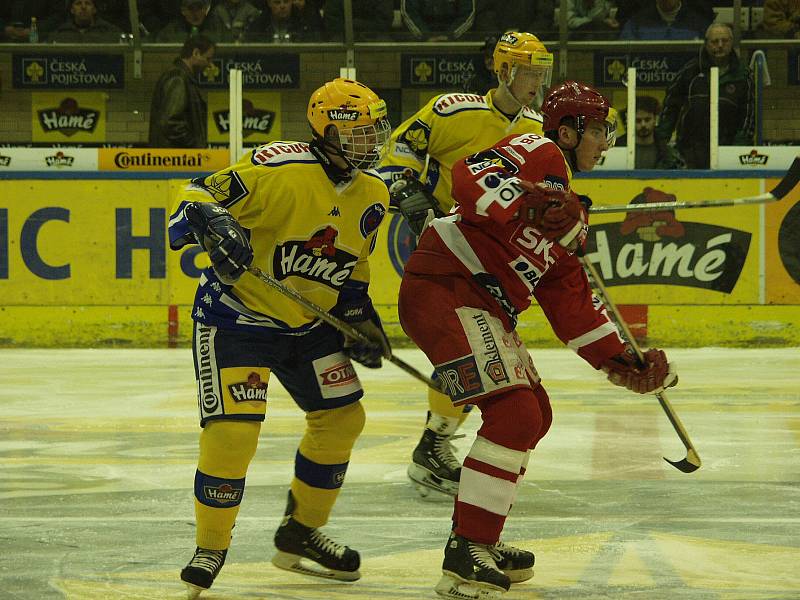 Slovenský hokejový útočník Marek Zagrapan je nejmladším hokejistou, který nastoupil za Zlín a zároveň i skóroval. Foto: archiv Deníku