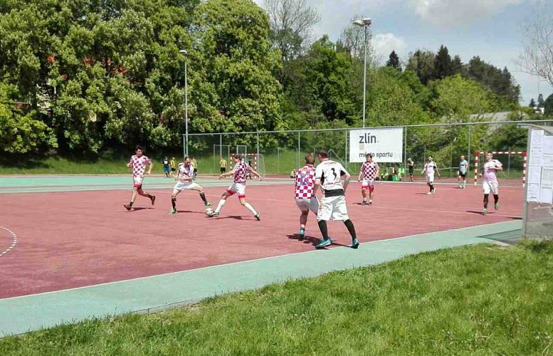 3. kolo první ligy v malé kopané ve Zlíně hrané dne 13.5.2017  