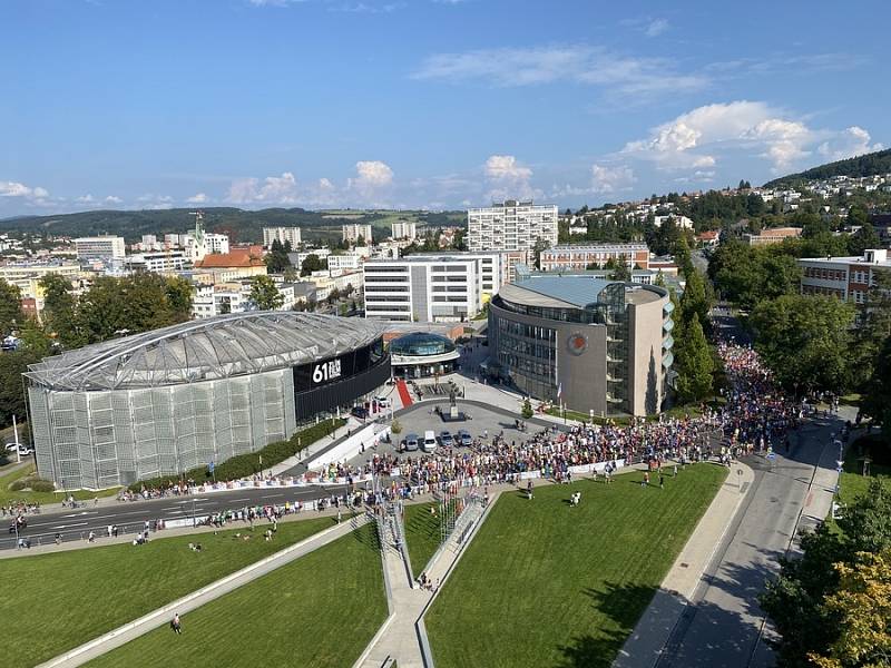 Festivalový půlmaraton ve Zlíně. Ilustrační foto