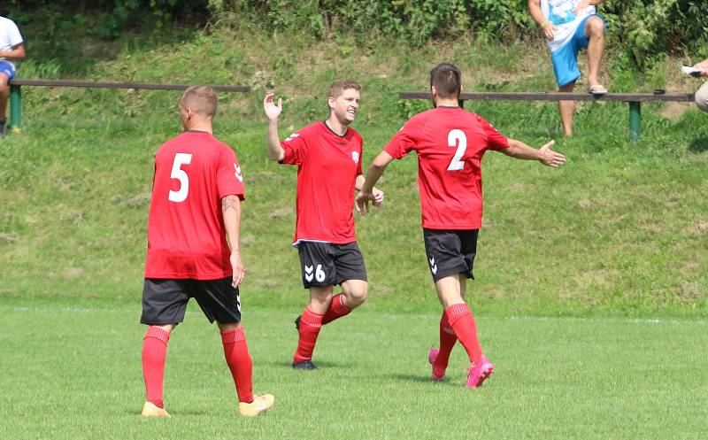 Fotbalisté Příluk ve svém druhém domácím zápase I. B třídy skupiny A nezvládli první poločas duelu s rezervou Brumov a prohráli 1:3.