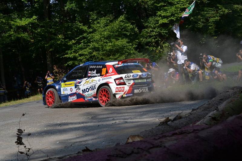 Nedělní etapa Barum Czech Rally Zlín 2017 - RZ 12 Košíky a RZ 14 Pindula 