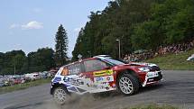 Nedělní etapa Barum Czech Rally Zlín 2017 - RZ 12 Košíky a RZ 14 Pindula 