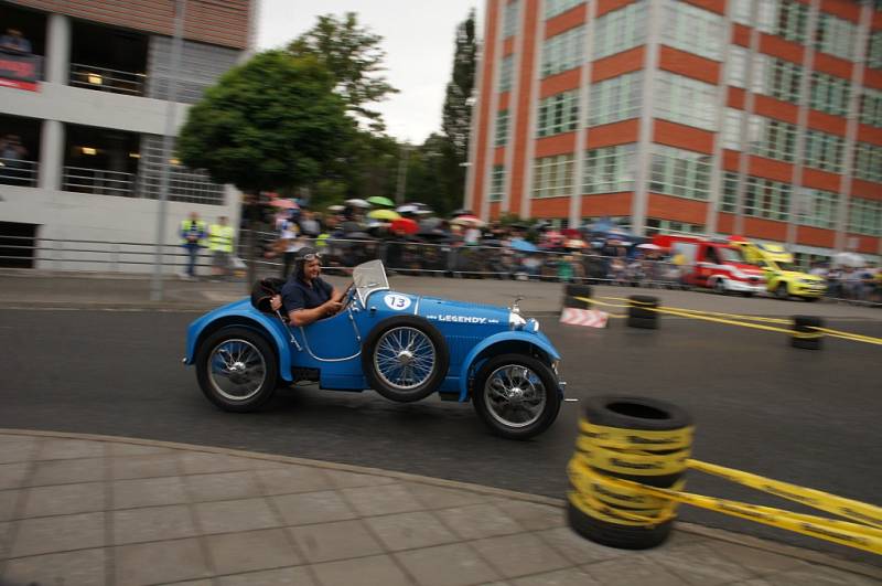 Start 49. ročník Barum Czech Rally. Bugatti