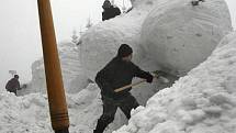 Ledové a sněhové sochy ozdobí o víkendu (16. a 17. ledna) Pustevny na Vsetínsku. 