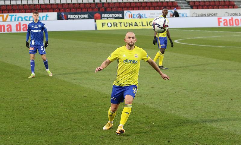 Záložník Fastavu Zlín Marek Hlinka nastoupil naposledy ve FORTUNA:LIZE loni v prosinci na hřišti Sigmy Olomouc.