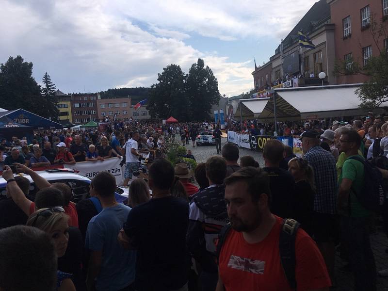 Start 49. ročník Barum Czech Rally.