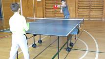 Ping pong na 11. ZŠ - mladší děti
