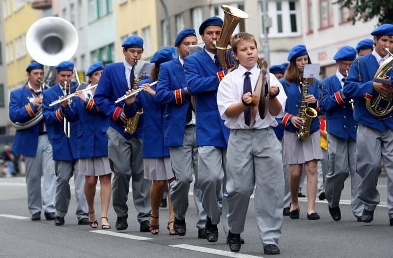 Mezinárodní festival dechových souborů FEDO 2012 ve Zlíně. Dechový orchestr mladých při ZUŠ Morava Zlín.