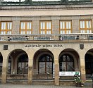 Budova Magistrátu města Zlína, radnice, náměstí Míru; prosinec 2023
