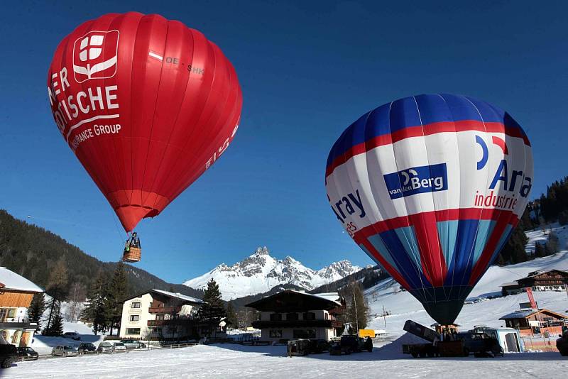 6. Hanneshof Balloon Trophy Filzmoos 2015  Mezinárodní setkání balonářů v v Alpách v Rakousku.  Start z městečka Filzmoos.