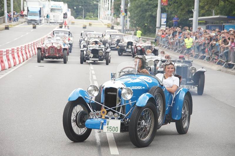 Start 49. ročník Barum Czech Rally. Bugatti