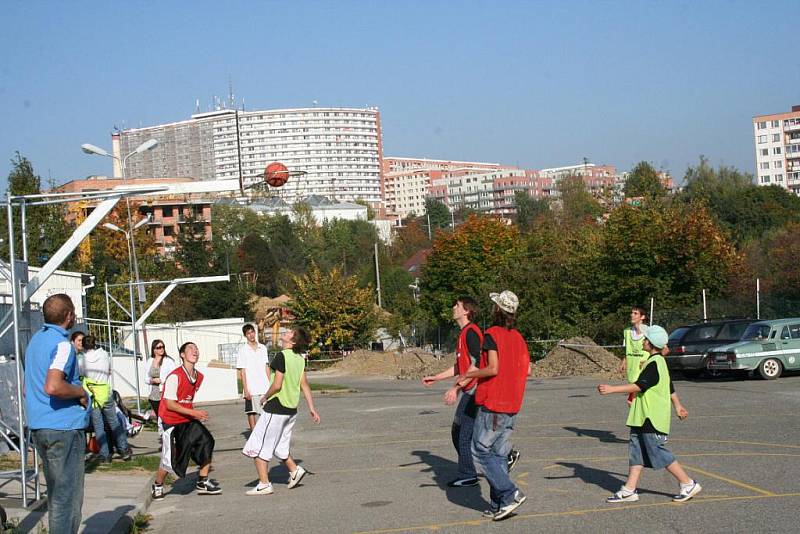 Turnaj ve streetballu uspořádal Salesiánský klub mládeže ve Zlíně