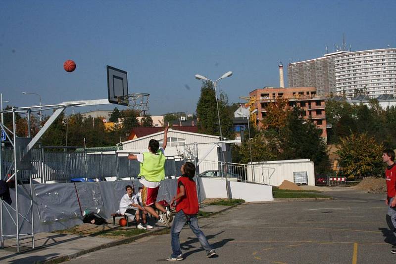 Turnaj ve streetballu uspořádal Salesiánský klub mládeže ve Zlíně