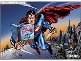 SKLIDILA ÚSPĚCH. Tisková reklama se Supermanem, který čte Létajícího Čestmíra, se líbila dětské i odborné porotě.