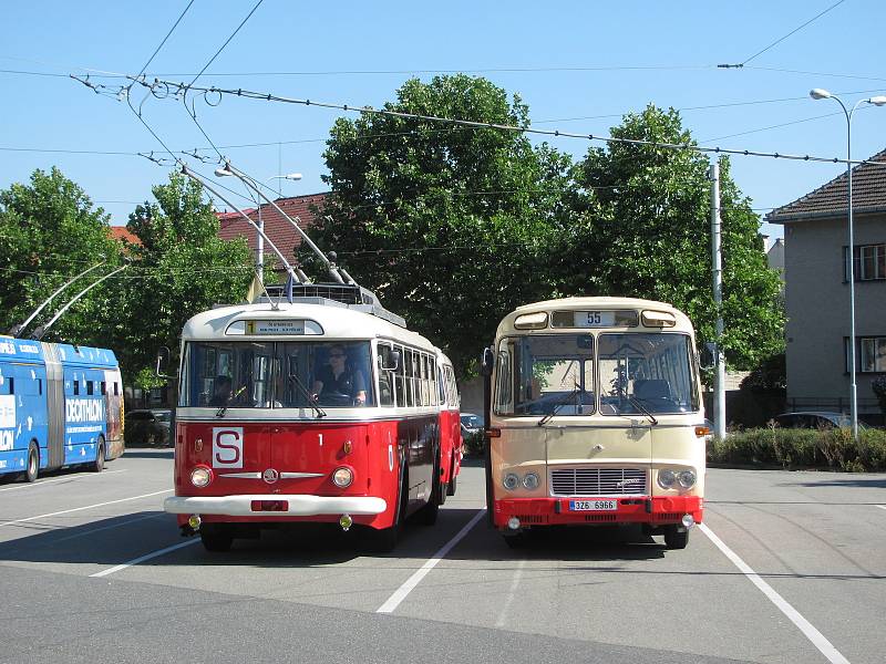 Povozit se historickým trolejbusem Škoda  9 Tr budou mít v sobotu 11. září možnost lidé ze Zlína.