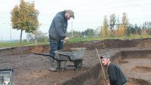 Výzkum archeologů ve Zlíně - Malenovicích