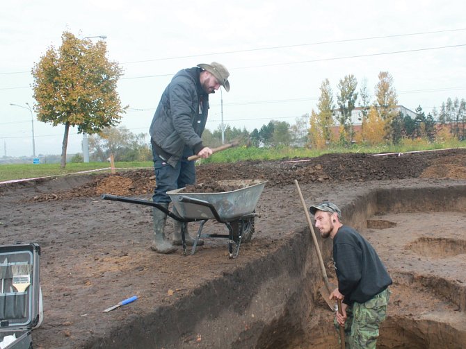 Výzkum archeologů ve Zlíně - Malenovicích