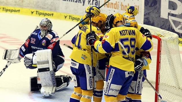 PSG Zlín – HC Vítkovice Ridera. Petr Holík 2:0