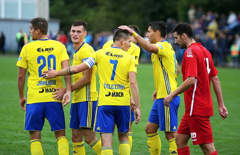 Fotbalisté Zlína v rámci 3. kola MOL Cupu na hřišti divizního Slavičína jasně zvítězili.